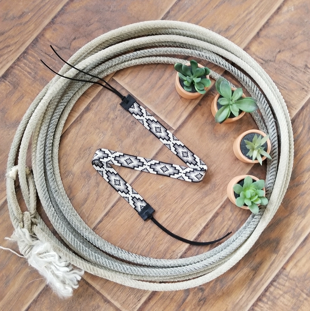 *SOLD* Handmade Beaded Hat Band
